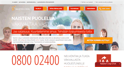 Desktop Screenshot of naistenlinja.fi